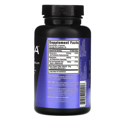 JYM Supplement Science, ZMA, Zink & Magnesium, 90 vegetariske kapsler