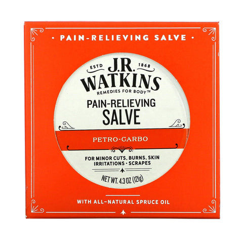 J R Watkins, Pain-Relieving Salve, Petro-Carbo, 4.3 oz (121 g)