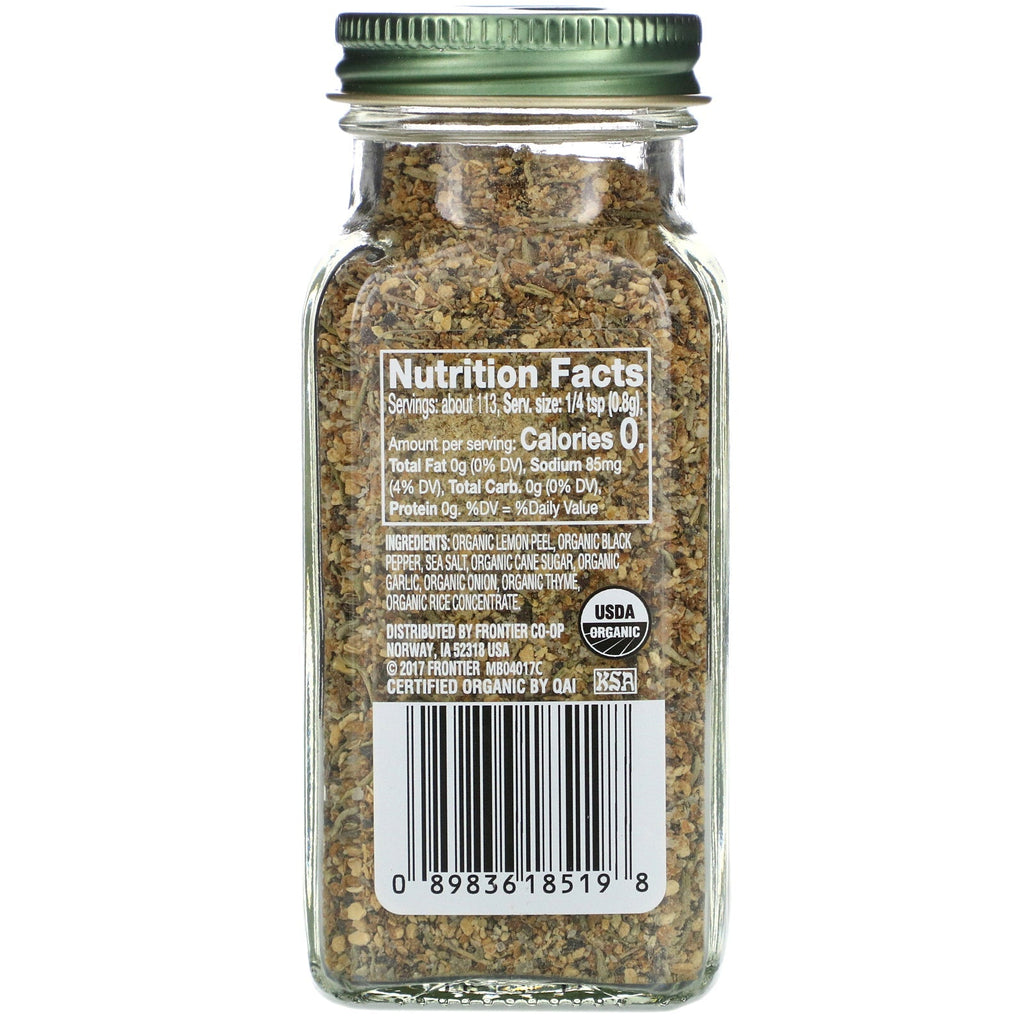 Simply , Lemon Pepper, 3.17 oz (90 g)