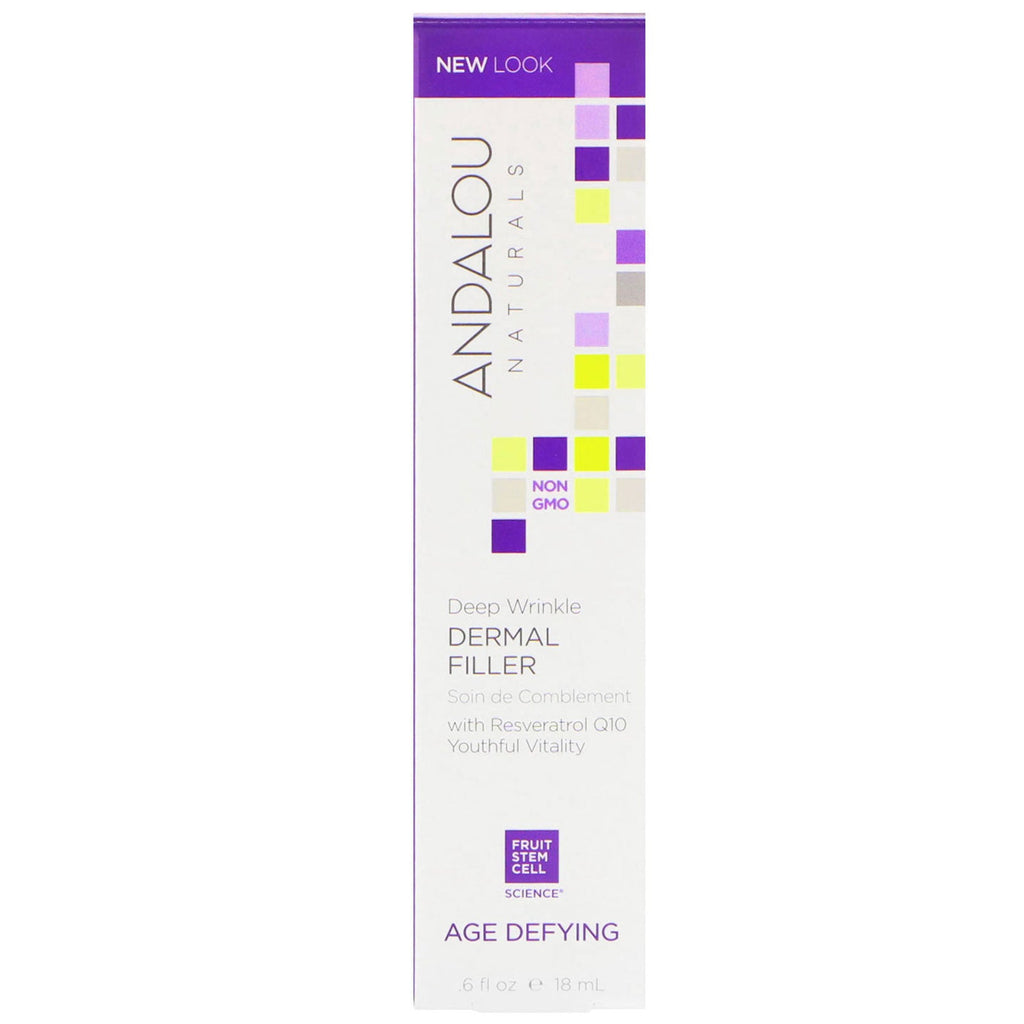 Andalou Naturals, Deep Wrinkle Dermal Filler, Age Defying, 0,6 fl oz (18 ml)