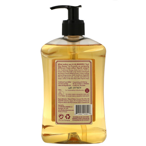 A La Maison de Provence, Hand & Body Liquid Soap, Cherry Blossom, 16.9 fl oz (500 ml)