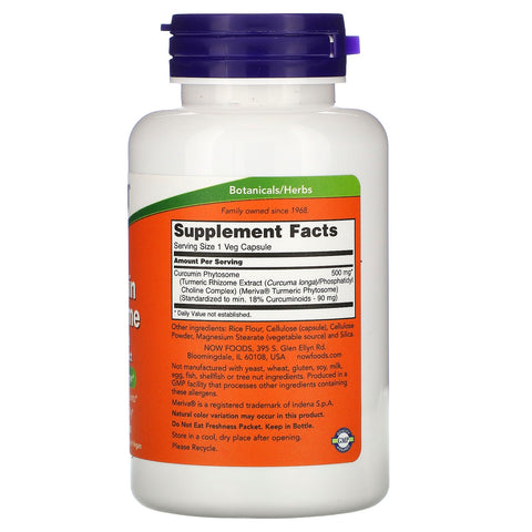 Now Foods, Curcumin Phytosome, 60 Veg Capsules