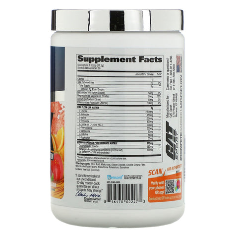 GAT, Flexx EAAs + Hydration, Orange Guava, 12.2 oz (345 g)