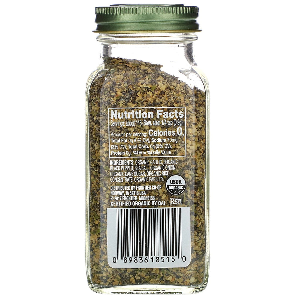 Simply , Garlic Pepper, 3.73 oz (106 g)