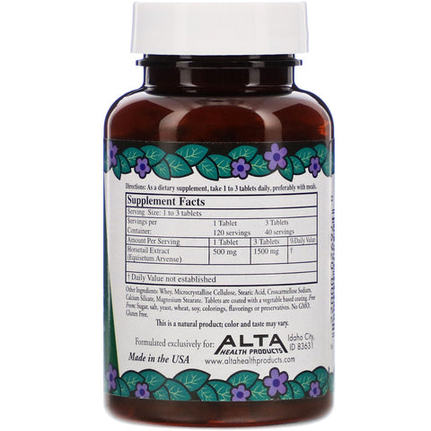 Alta Health, Herbal Silica with Bioflavonoids, 120 Tablets