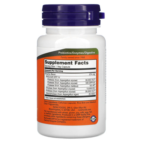 Now Foods, Gluten Digest, 60 Veg Capsules