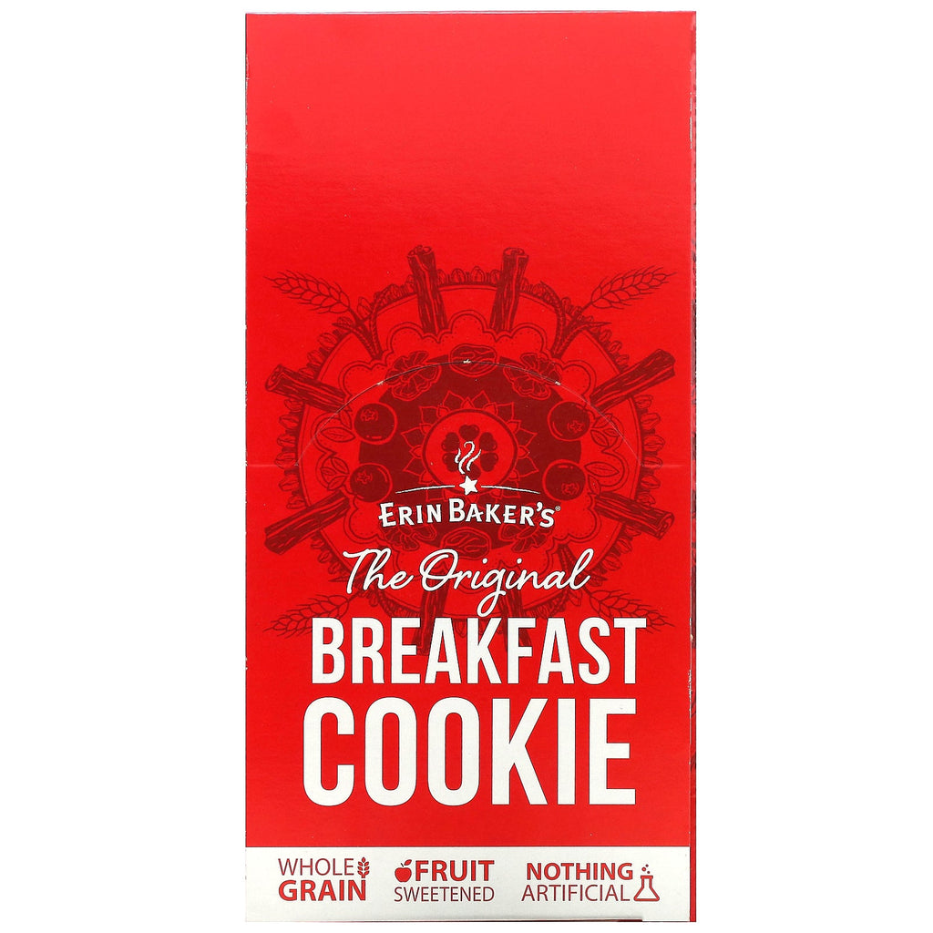 Erin Baker's, The Original Breakfast Cookie, manzana con caramelo, 12 galletas, 3 oz (85 g) cada una