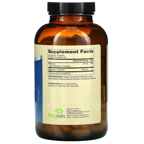 Dr. Mercola, Magnesium L-Threonat, 270 kapsler