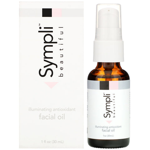 Sympli Smuk, oplysende antioxidant ansigtsolie, 1 fl oz (30 ml)