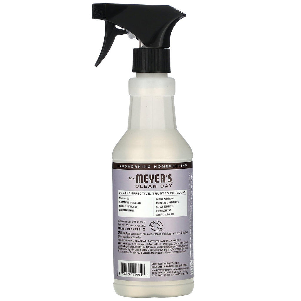 Mrs. Meyers Clean Day, Limpiador diario para múltiples superficies, aroma a lavanda, 16 fl oz (473 ml)