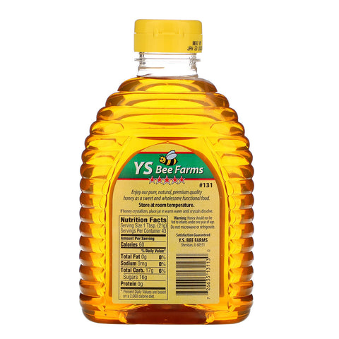 Y.S. Eco Bee Farms, Pure Premium Clover Honey, 32 oz (2 lb) 907 g