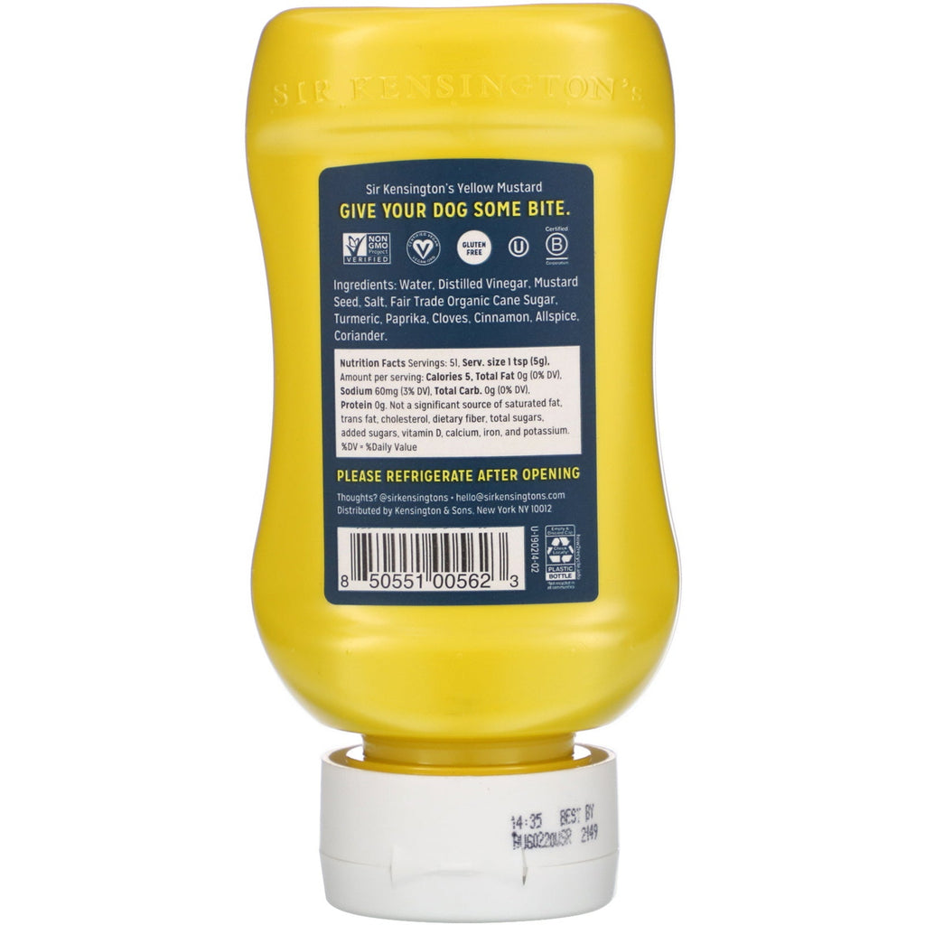 Sir Kensington's, Yellow Mustard, 9 oz (255 g)
