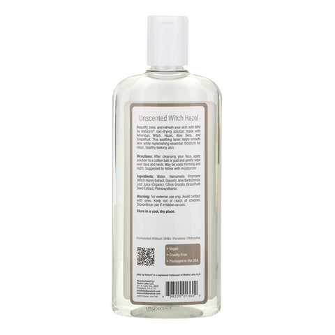 Mild By Nature, Witch Hazel, Unscented, Alcohol-Free, 12 fl oz (355 ml)