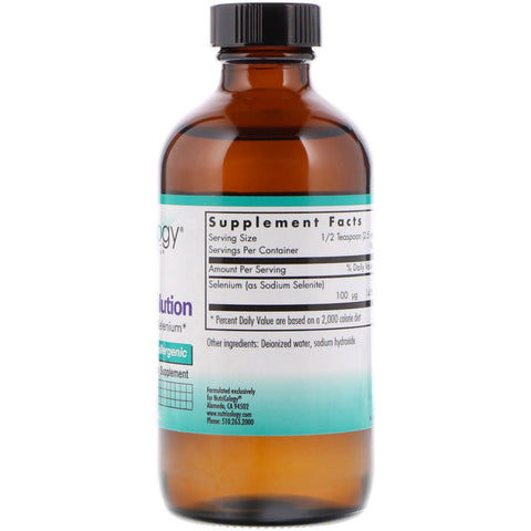 Nutricology, selenopløsning, 8 fl oz (236 ml)