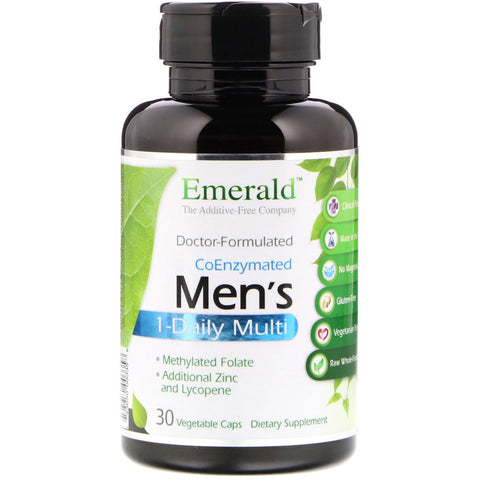 Emerald Laboratories, Multi 1 diario coenzimado para hombres, 30 cápsulas vegetales