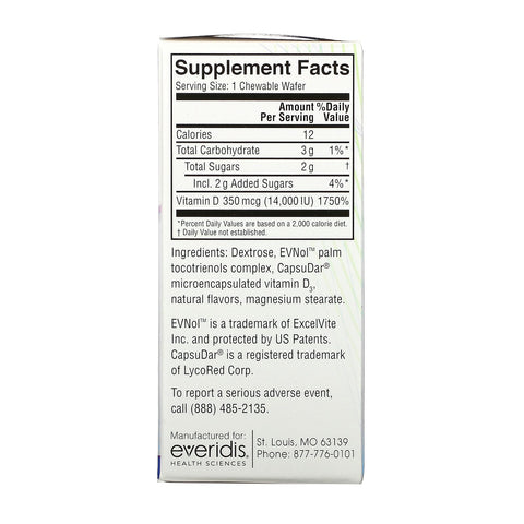 Replesta, NX Cholecalciferol, Once-Weekly Vitamin D, Natural Orange, 14,000 IU, 8 Chewable Wafers