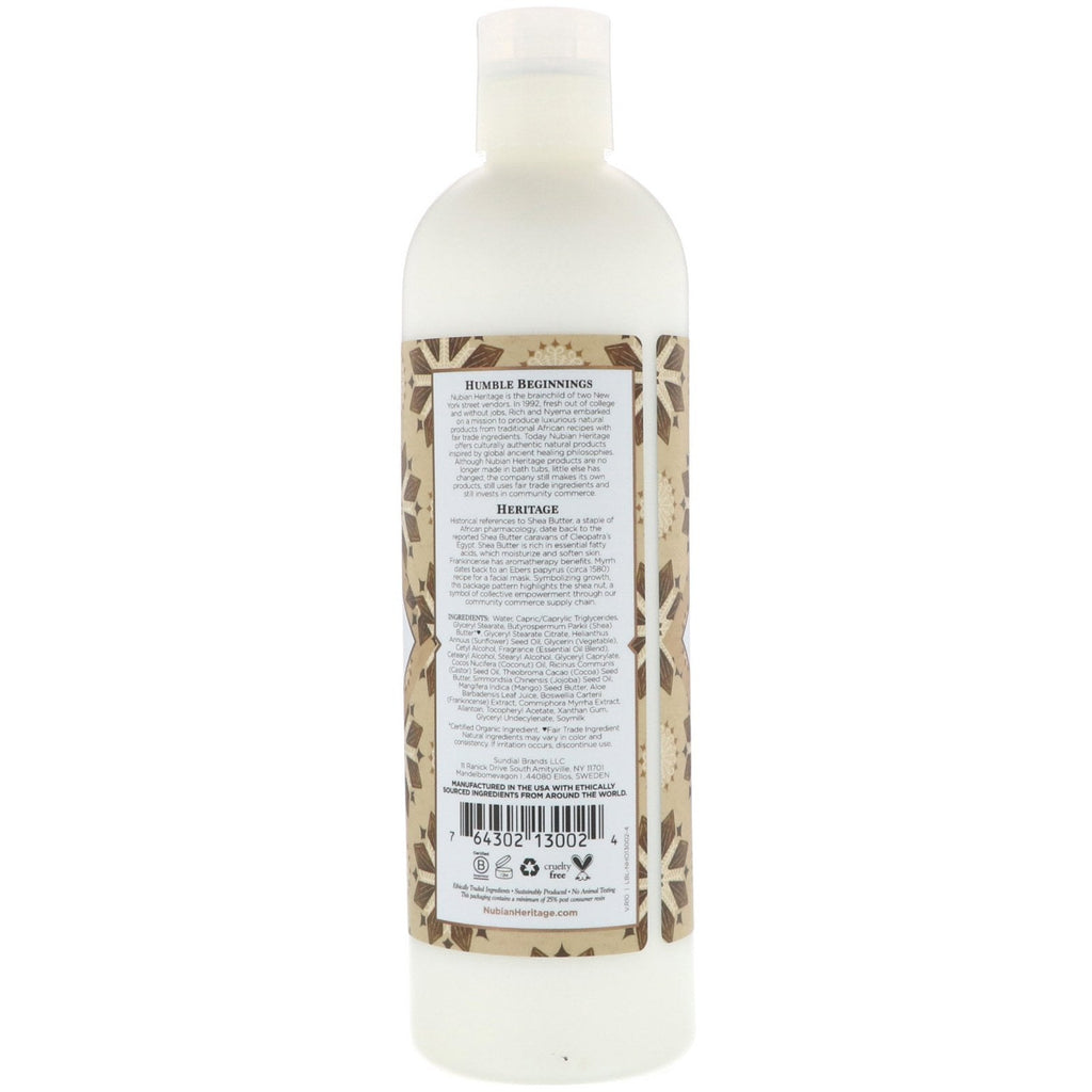 Nubian Heritage, Body Lotion, Raw Shea Butter, 13 fl oz (384 ml)