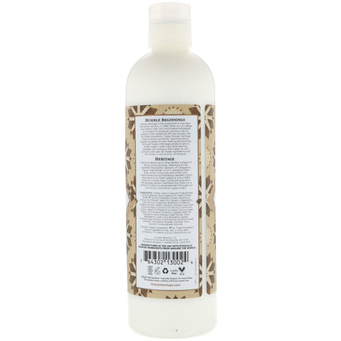 Nubian Heritage, Loción corporal, manteca de karité cruda, 13 fl oz (384 ml)