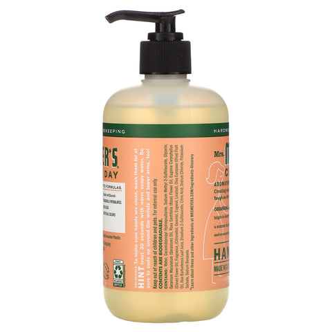 Mrs. Meyers Clean Day, håndsæbe, geranium duft, 12,5 fl oz (370 ml)