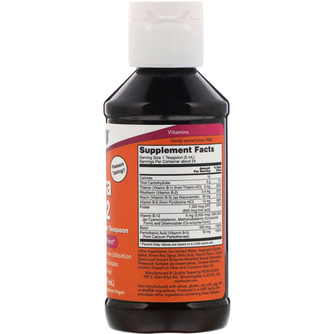 Now Foods, Ultra B-12, 5.000 mcg, 4 fl oz (118 ml)