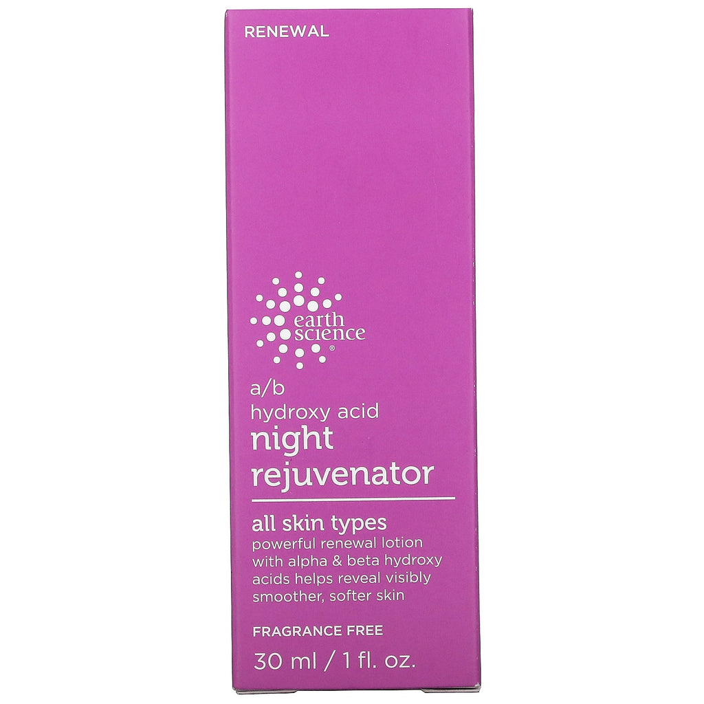 Earth Science, A/B Hydroxy Acid Night Rejuvenator, 1 fl oz (30 ml)