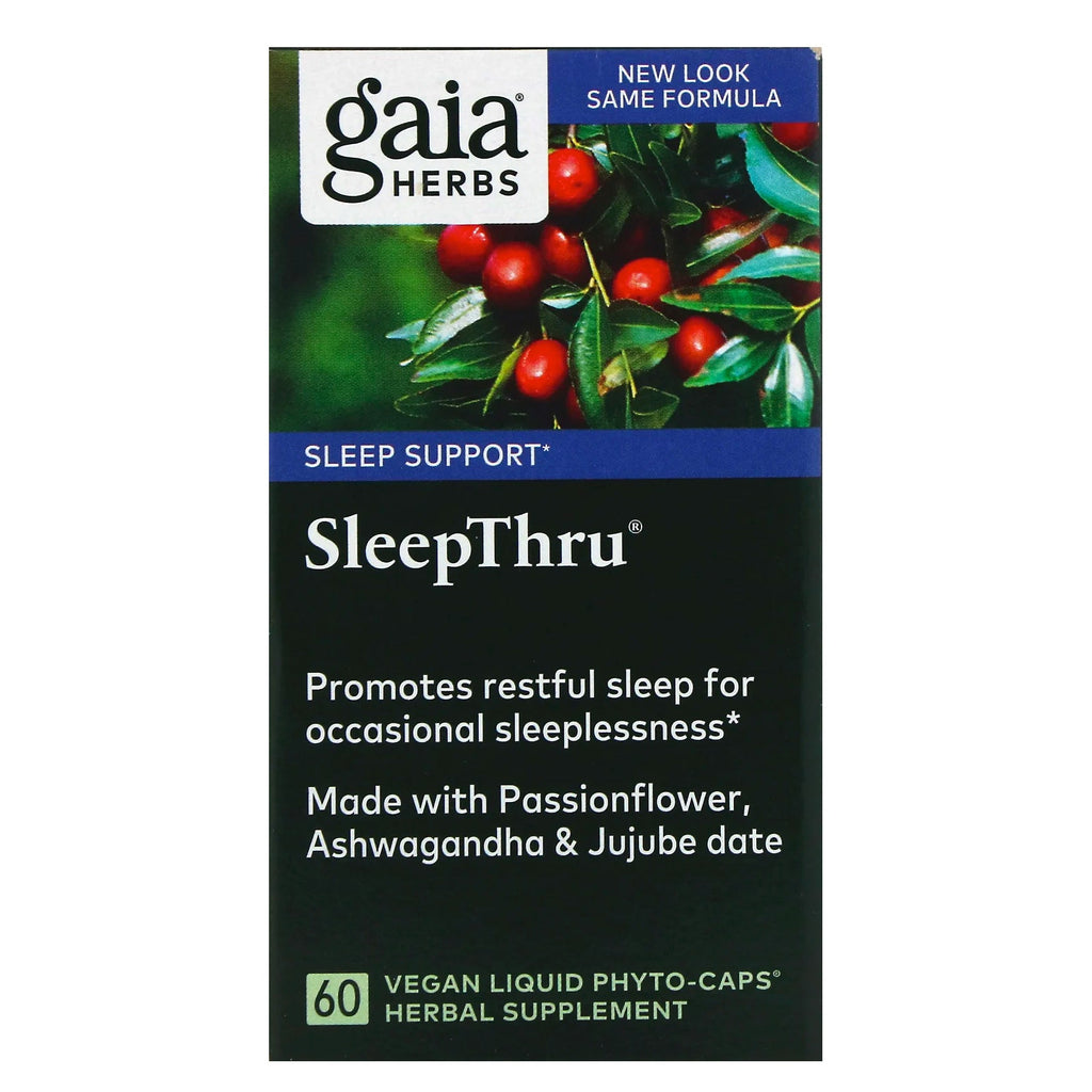 Gaia Herbs, SleepThru, 60 Vegan Liquid Phyto-Caps