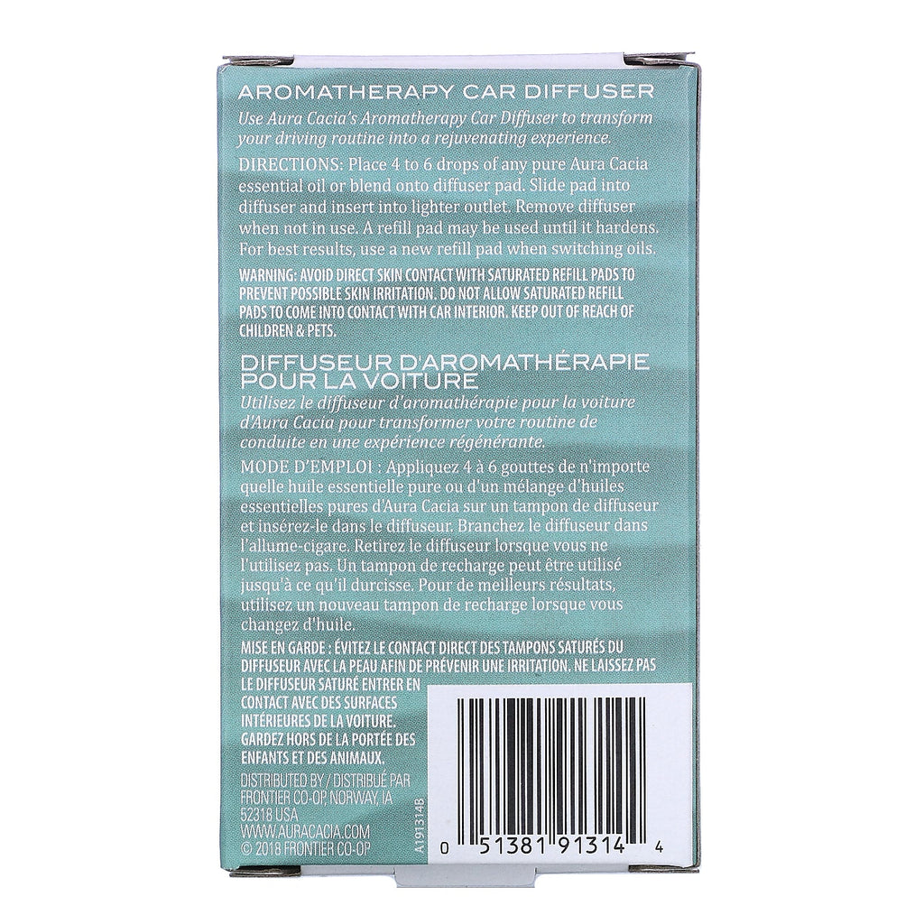 Aura Cacia, Aromaterapi Car Diffuser, 1 Diffuser