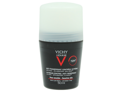 Vichy Homme Roll-On Antitranspirante 72H 100 ml