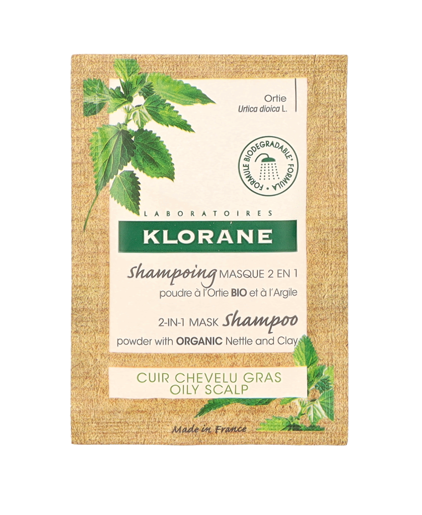 Klorane Nettle &amp; Glay Powder Shampoo Mask 24 gr