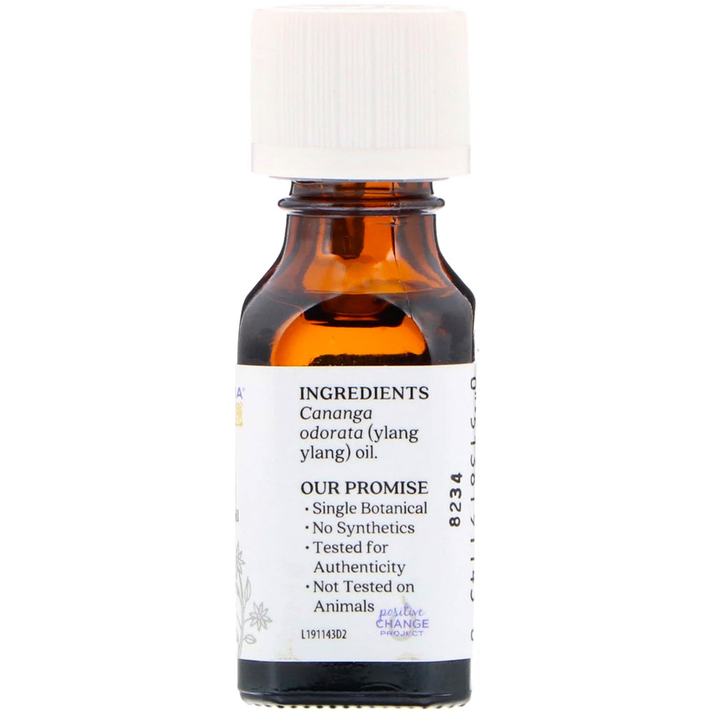 Aura Cacia, ren æterisk olie, Ylang Ylang III, 0,5 fl oz (15 ml)