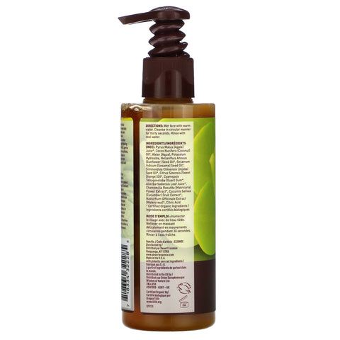 Desert Essence, Gentle Nourishing Cleanser med Aloe Vera og Agurk, 6,7 fl oz (195 ml)