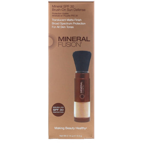 Mineral Fusion, Brush-On Sun Defense, Mineral SPF 30, 0.14 oz (4.0 g)