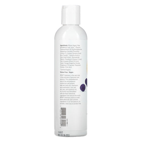 Nu fødevarer, løsninger, rensende toner, C-vitamin og Acai Berry, 8 fl oz (237 ml)