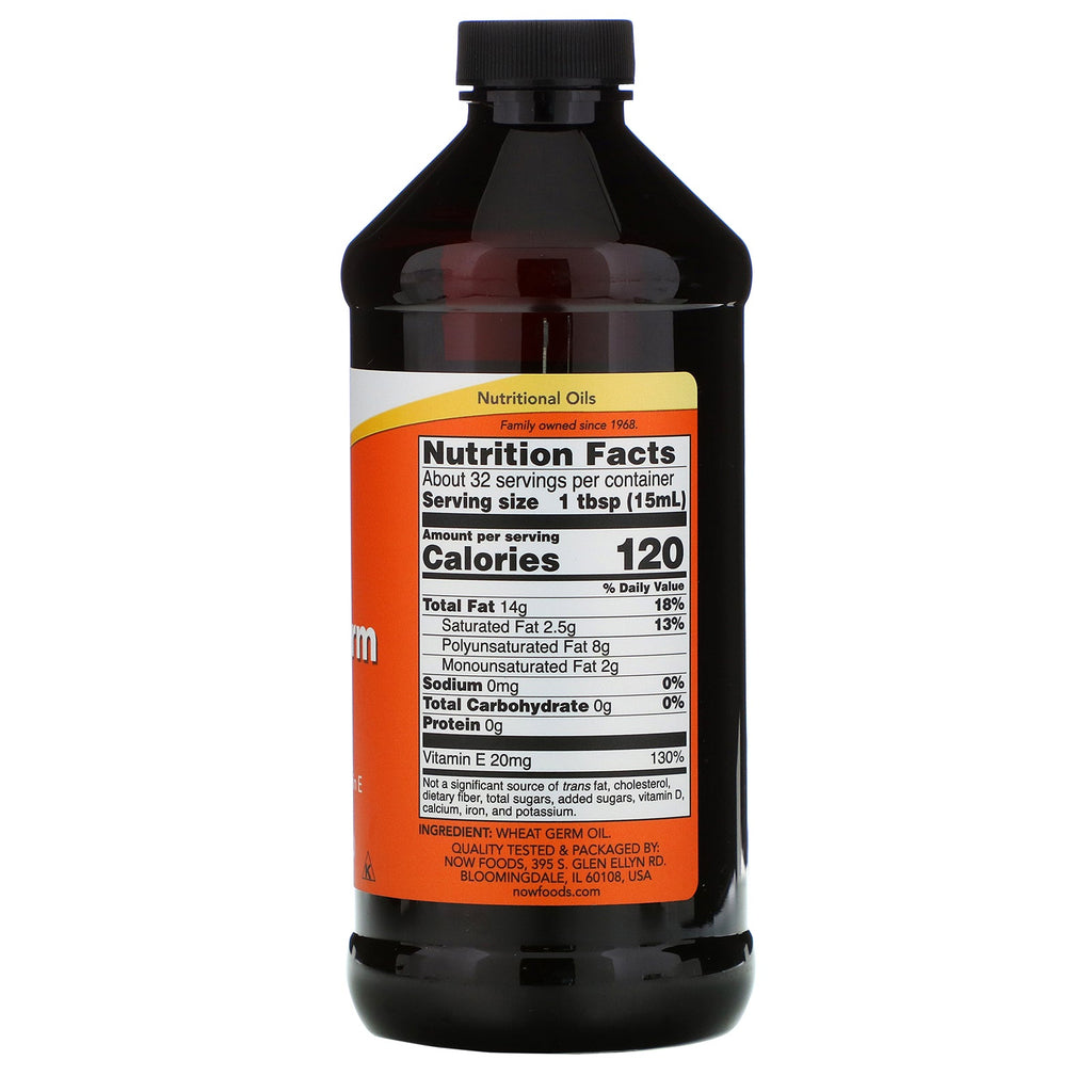 Now Foods, hvedekimsolie, 16 fl oz (473 ml)