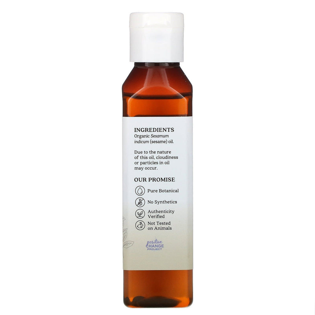 Aura Cacia, hudplejeolie, sesam, 4 fl oz (118 ml)