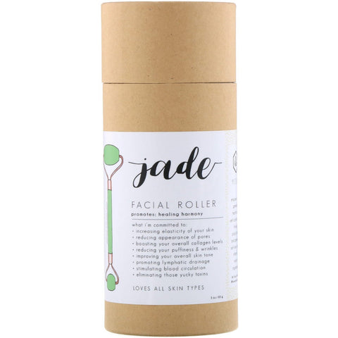 Honey Belle, Jade Facial Roller, 1 Roller