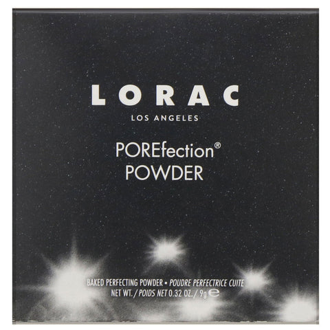 Lorac, POREfection Baked Perfecting Powder, PF1 Fair, 0.32 oz (9 g)