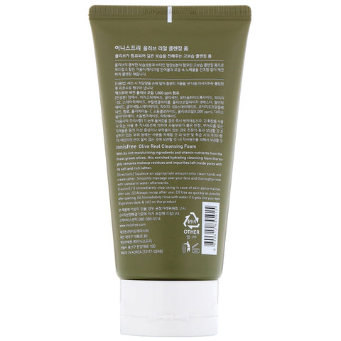 Innisfree, Olive Real Cleansing Foam, 5,07 fl oz (150 ml)