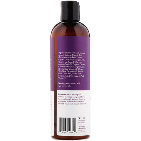 Kin+Kind, fugtgivende balsam, til kløende hunde og katte, uparfumeret, 12 fl oz (354 ml)