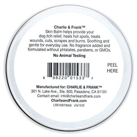 Charlie & Frank, hundehudsbalsam, 2 oz (56,6 g)