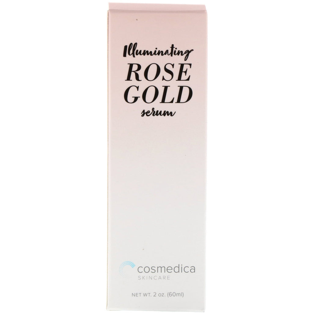 Cosmedica Skincare, Suero iluminador de oro rosa, 2 oz (60 ml)