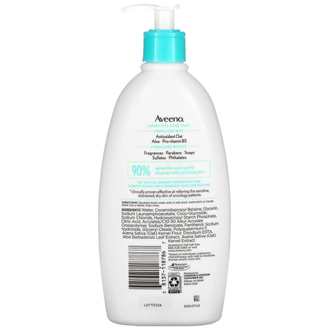 Aveeno, Restorative Skin Therapy, Sulfate-Free Body Wash,  18 fl oz (532 ml)