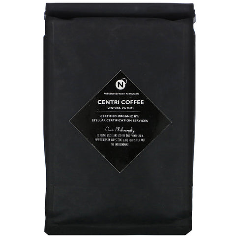 Cafe Altura, Café Centri, francés, tostado oscuro, grano entero, azúcar caramelizada, 12 oz (340 g)