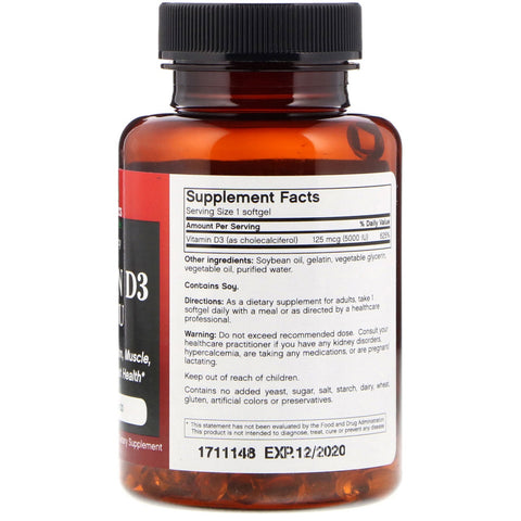 FutureBiotics, Vitamin D3, 5.000 IE, 90 Softgels