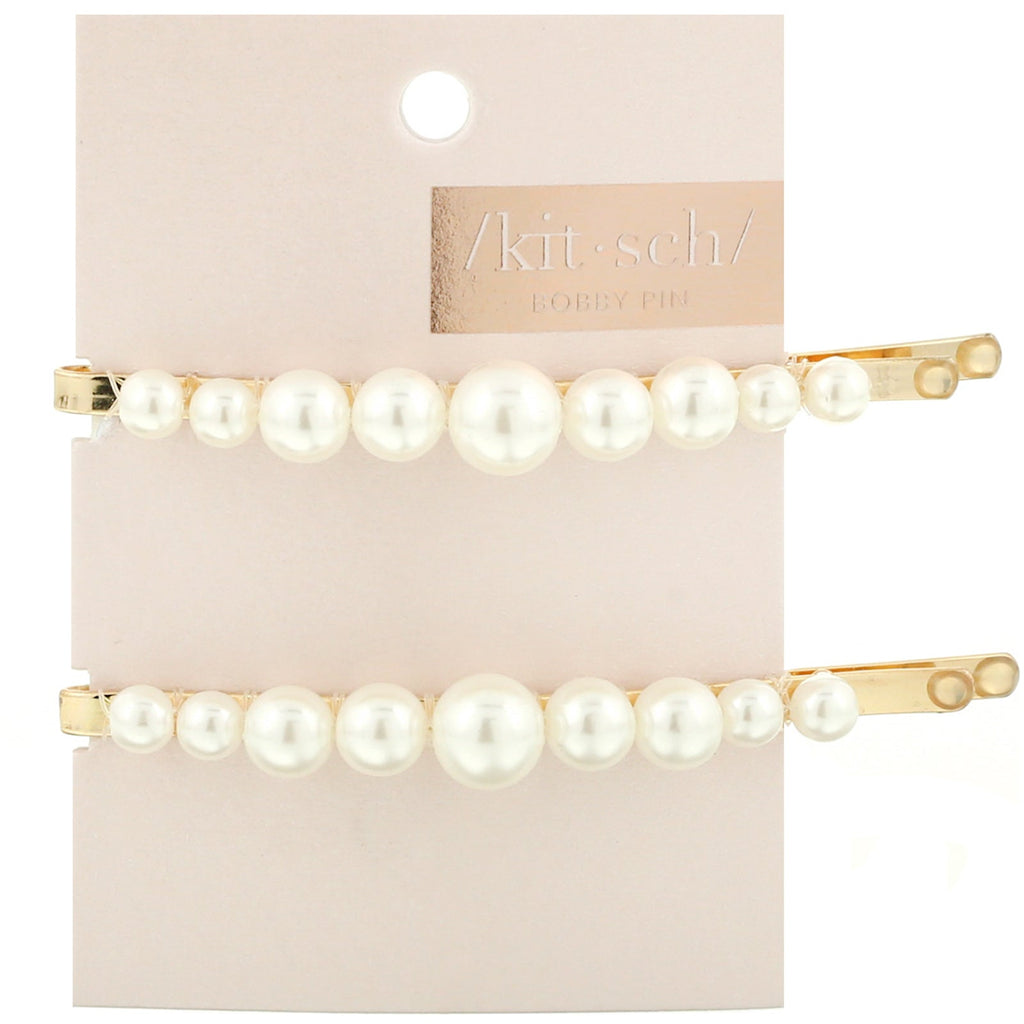 Kitsch, Pearl Bobby Pins, 2 Pieces