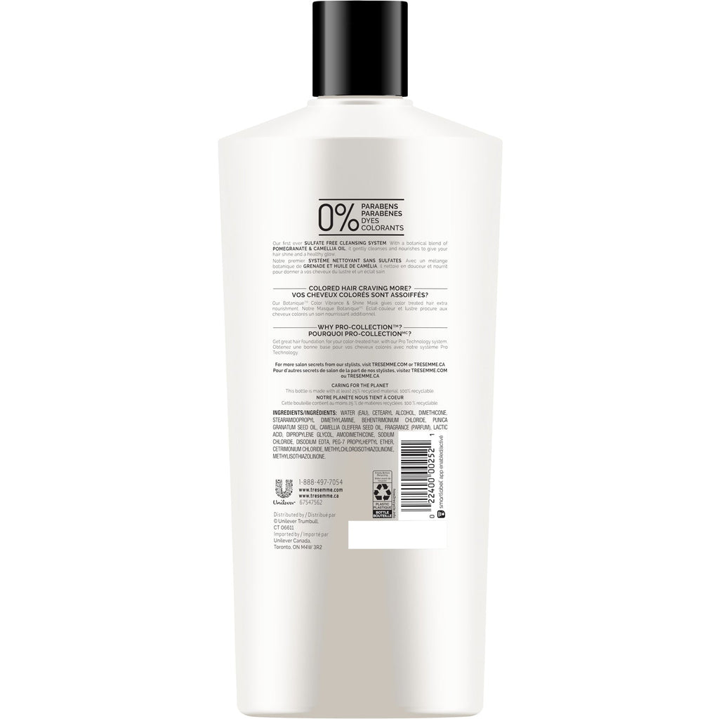 Tresemme, Botanique, Color Vibrance & Shine Conditioner, 22 fl oz (650 ml)