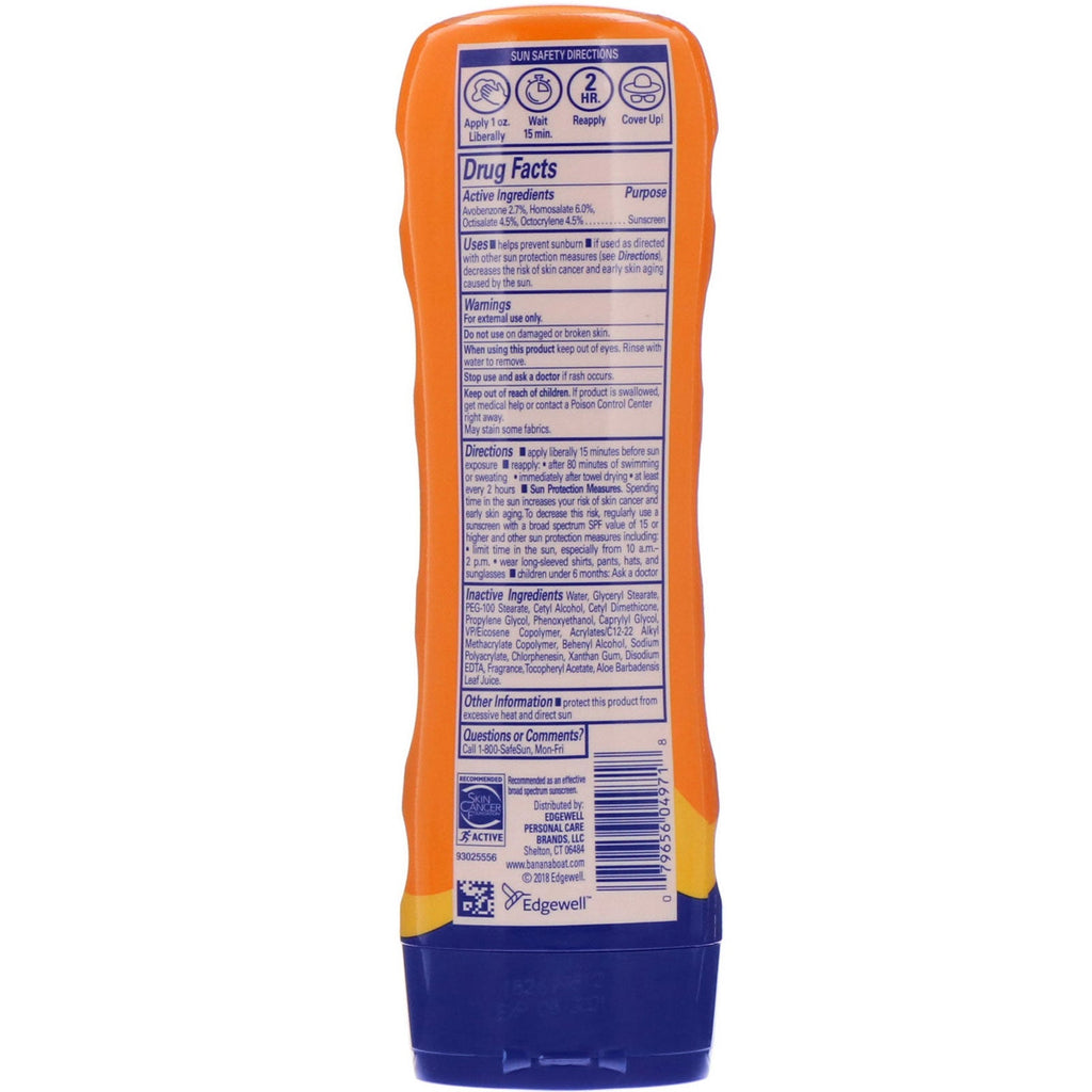 Bananbåd, Ultra Sport, solcremelotion, bredspektret SPF 30, 8 oz (236 ml)