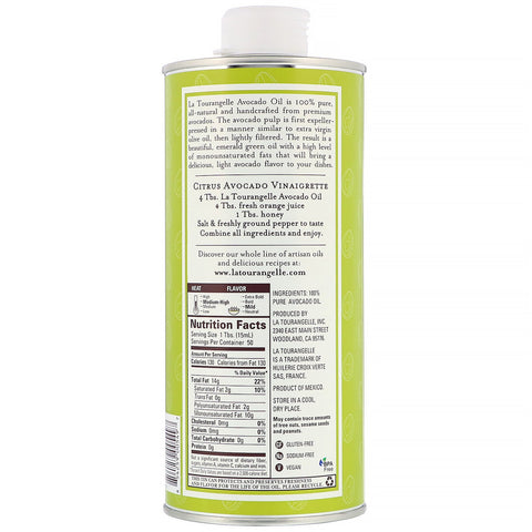 La Tourangelle, Delicate Avocado Oil, 25.4 fl oz (750 ml)