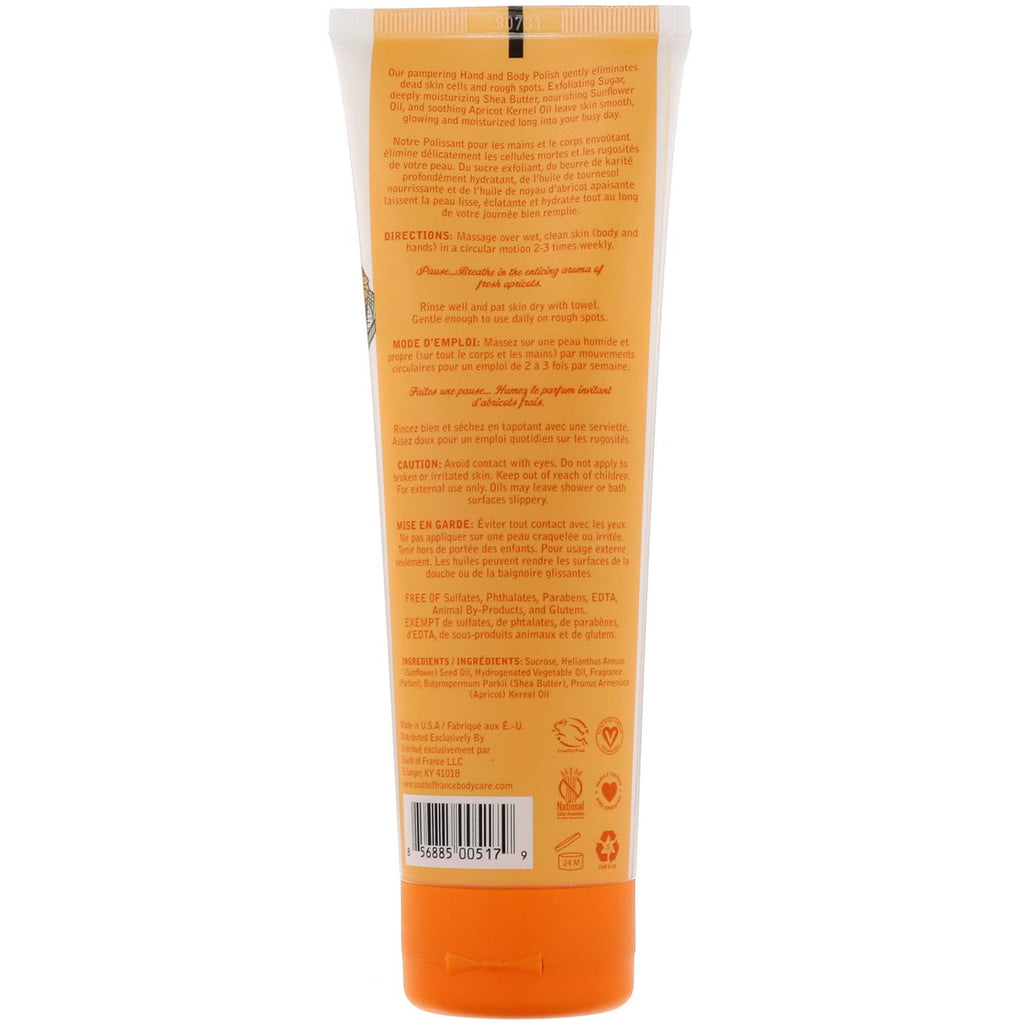 South of France, Moisturizing Sugar Polish, Glazed Apricots, 8 oz (226 g)