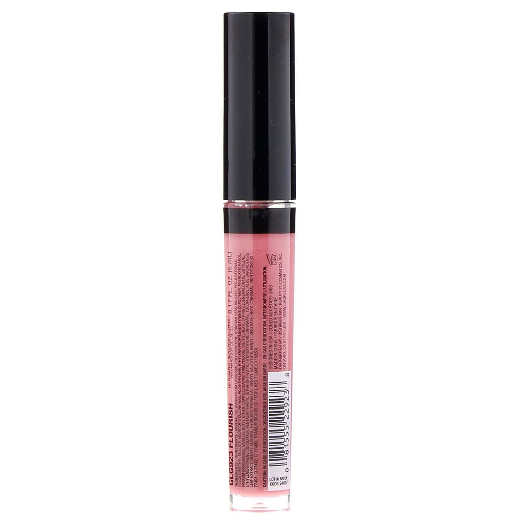 L.A. Girl, Glossy Plumping Lip Gloss, Flourish, 0.17 fl oz (5 ml)